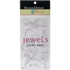 Eyelet Outlet Adhesive Pearl Swirls 468/Pkg