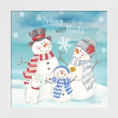 Snow Lace V by Cynthia Coulter 14" x 14" Framed Wall Art