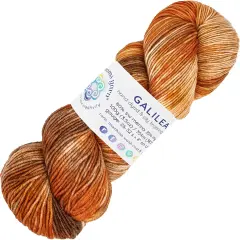 Living Dreams Yarn Galilea: Colorful Superwash Merino Sock Yarn. Super Soft and Strong. Hand Dyed to Perfection Jupiter