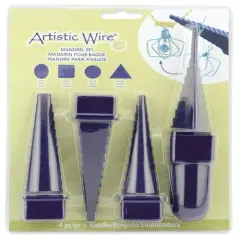 Artistic Wire Mandrel Set 4/Pkg-With Handle