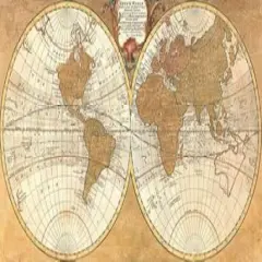 Gilded World Hemispheres I Poster Print byJoannoo - Item # VARPDX2JO2880