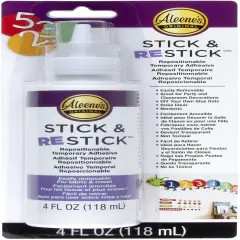 Aleene's Stick & Restick Adhesive Carded-4oz