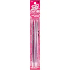 Susan Bates Silvalume Double Point Knitting Needles 7" 4/Pkg-Size 7/4.5mm