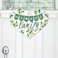 Big Dot of Happiness Family Tree Reunion - Hanging Porch Family Gathering Party Outdoor Decorations - Front Door Decor - 1 Piece Sign
