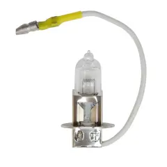 USHIO H3 - 35W 12v JA12V-35W PK22S base halogen bulb H3 w/ bullet terminal