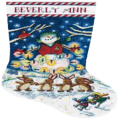 Design Works Counted Cross Stitch Stocking Kit 17" Long-Light The Night