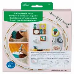 Clover Punch Needle Hoop 7"