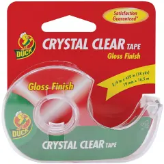 Duck Crystal Clear Gloss Finish Tape-0.75"X650"