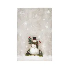 Woodland Santa Printed Towel