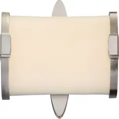 Nuvo Loop 1-Light 24" LED Double Wall Sconce Vanity Light in Brushed Nickel
