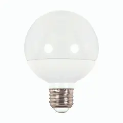Satco 4w 120v G25 LED 360Lm 4000k Cool White E26 Base Dimmable Bulb