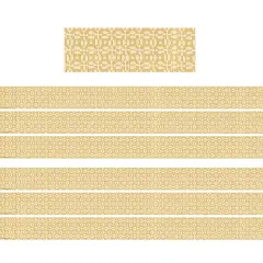 Classroom Cottage Buttercup Straight Border Trim, 35 Feet Per Pack, 6 Packs