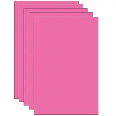 Deluxe Bleeding Art Tissue, Dark Pink, 20" x 30", 24 Sheets Per Pack, 5 Packs