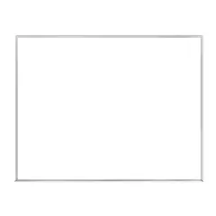 Non-Magnetic Whiteboard with Aluminum Frame, 2'H x 3'W