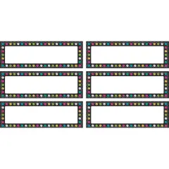 Chalkboard Brights Labels Magnetic Accents, 20 Per Pack, 3 Packs