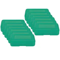 Pencil Box, Translucent Lime, Pack of 12