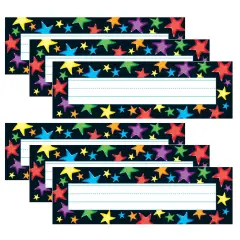 Gel Stars Desk Toppers&reg; Name Plates, 36 Per Pack, 6 Packs