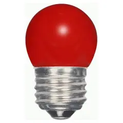1.2w S11 LED 120v Ceramic Red E26 Medium base
