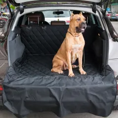 SUV Pet Cargo Liner Trunk Cover Waterproof Non-Slip Washable Material, Extra Long Size Universal Fit with Bumper Flap 80&rdquo; x 52&rdquo; Protect Prevents Scratches Marks & Spills