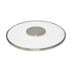 Nuvo 31.5w 17" Flush Mount LED Fixture Round Shape in Brushed Nickel Finish Warm White