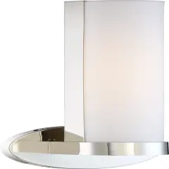 Nuvo Bond 1-Light 19-1/2" LED Wall Vanity w/ Acrylic Lens in Polished Nickel