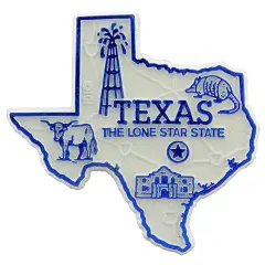 Texas Refrigerator Magnet 2"