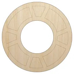 Life Preserver Summer Unfinished Wood Shape Piece Cutout for DIY Craft Projects