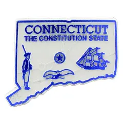 Connecticut Refrigerator Magnet 2"