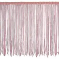 Belagio Chainette Fringe, 6" Wide, Pink, 10-Yard Bolt