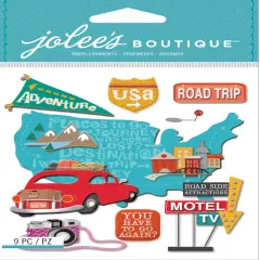 Jolee's Boutique Road Trip Dimensional Stickers