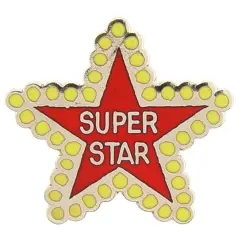 Super Star Pin 1"