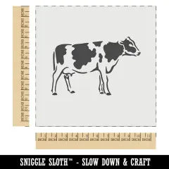 Farm Dairy Cow Milk Side Wall Cookie DIY Craft Reusable Stencil