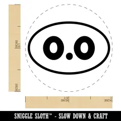 0.0 Funny Marathon Runner Self-Inking Rubber Stamp Ink Stamper for Stamping Crafting Planners Blue