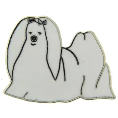 Maltese Pin 1"