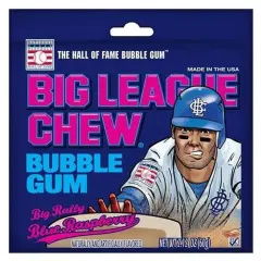 Big Rally Blue Raspberry Bubble Gum - 2.12-oz. (Case of 12)
