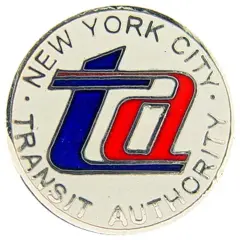 Transit Authority Pin 1"