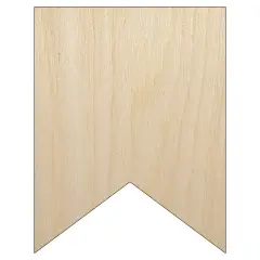 Pennant Swallowtail Unfinished Wood Shape Piece Cutout for DIY Craft Projects