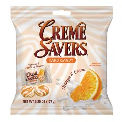 Orange and Creme Hard Candy | The Taste of Fresh Orange Swirled in Rich Cream (Case of 12)
