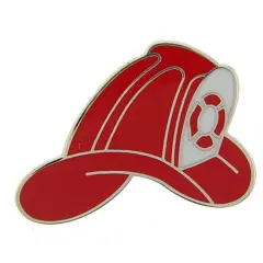Fireman Helmet Pin 1"