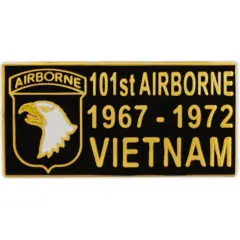 U.S. Army 101st Airborne Division Vietnam Pin 1 1/8"
