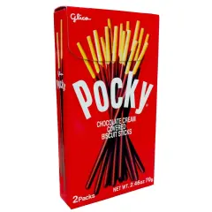 Pocky Biscuit Sticks, Chocolate Cream, 2.47 Oz (Case of 10)