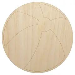 Beach Ball Unfinished Wood Shape Piece Cutout for DIY Craft Projects