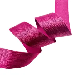 Fuchsia 1&rdquo; Seatbelt Webbing (by the yard)