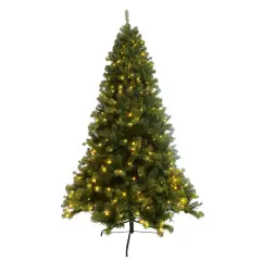 7.5ft Pre-lit Artificial Christmas Tree with 400 LED Lights