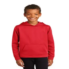 Youth Fleece Pullover Hooded Sweatshirt Red