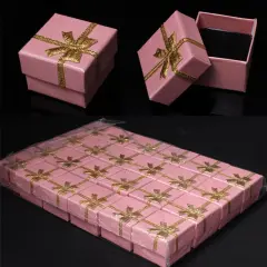 Kitcheniva Jewelry Gift Boxes 24 Pcs Pink