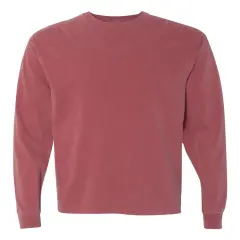 Comfort Colors&reg; Heavyweight Long Sleeve Crewneck T-Shirt Brick