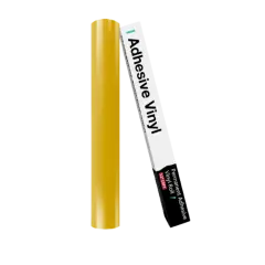 Kitcheniva 12"x10' Adhesive Permanent Vinyl DIY Craft Glossy & Matte Glossy yellow