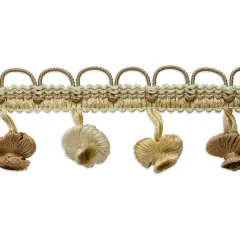 24 yards of Conso Classic Onion Tassel Fringe Trim | 24 yard cut Ivory Multi