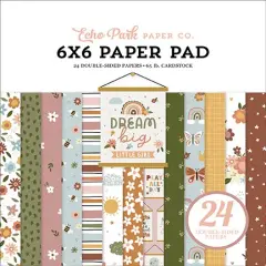 Echo Park Dream Big Little Girl 6x6 Paper Pad